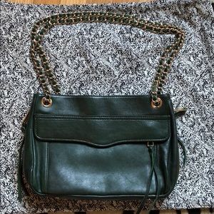DARK GREEN Rebecca Minkoff Swing Shoulder Bag